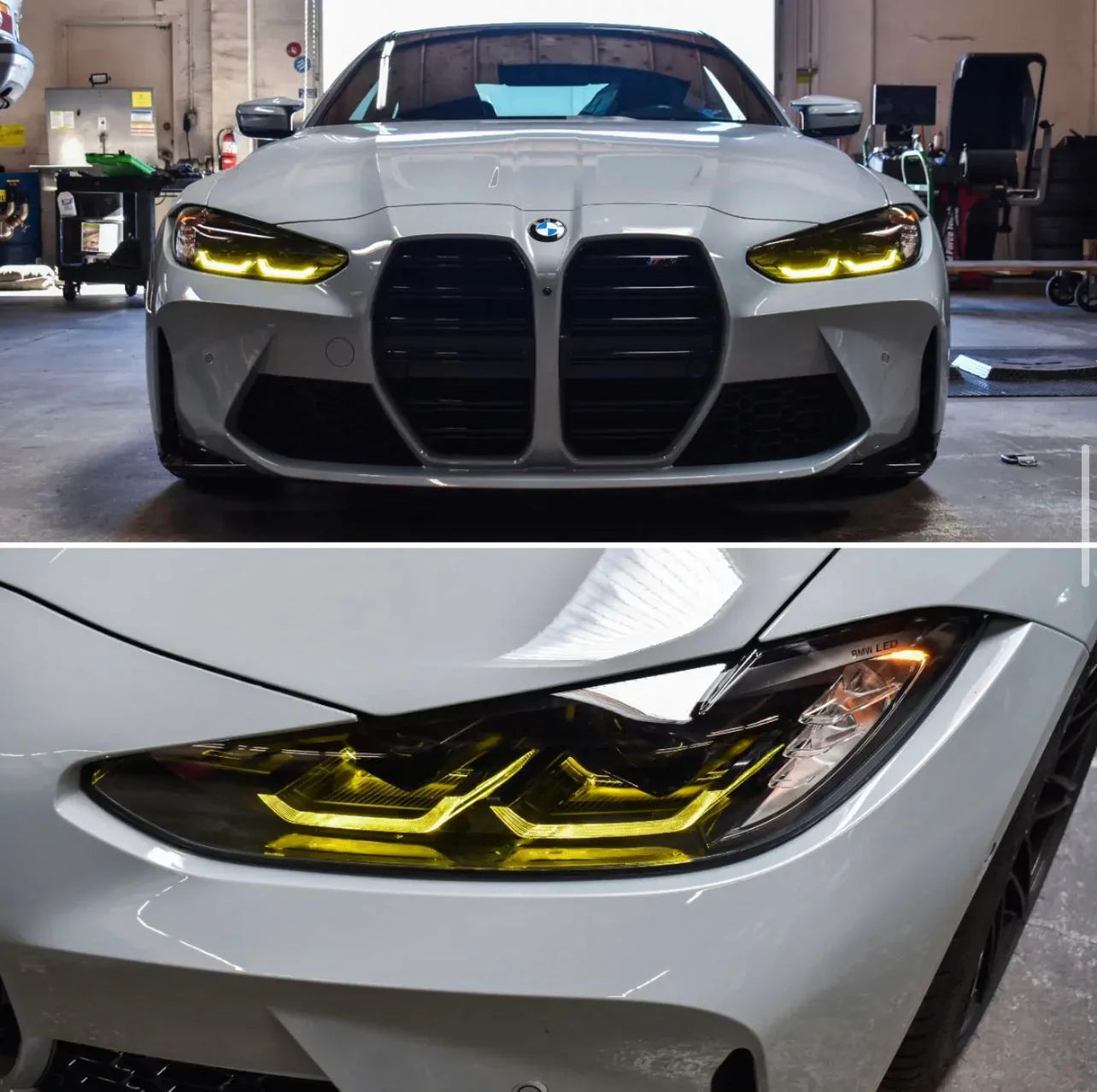 BMW G22 4 SERIES CSL YELLOW DRL KIT