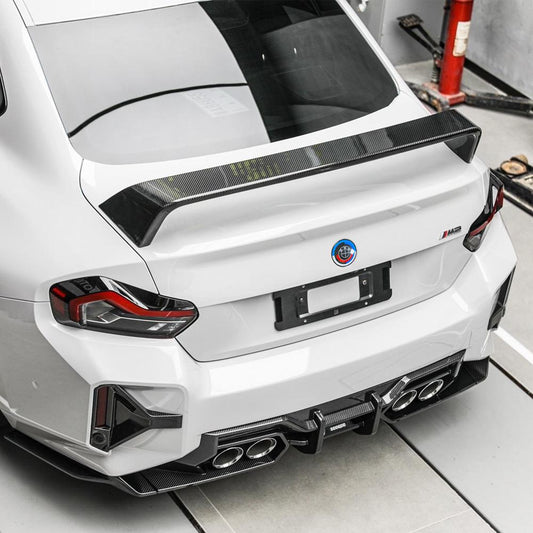 M PERFORMANCE STYLE CARBON FIBER REAR WING FOR BMW G87 M2