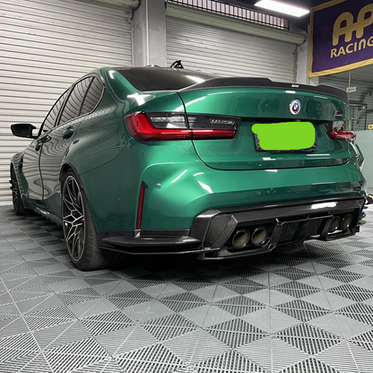 PSM STYLE CARBON FIBER REAR DIFFUSER FOR BMW G80 M3 / G82 G83 M4