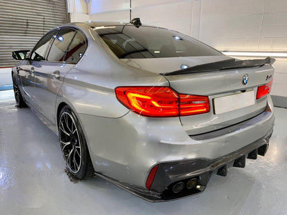PSM STYLE HIGH KICK CARBON FIBER TRUNK SPOILER FOR BMW F90 M5 / G30 5 SERIES