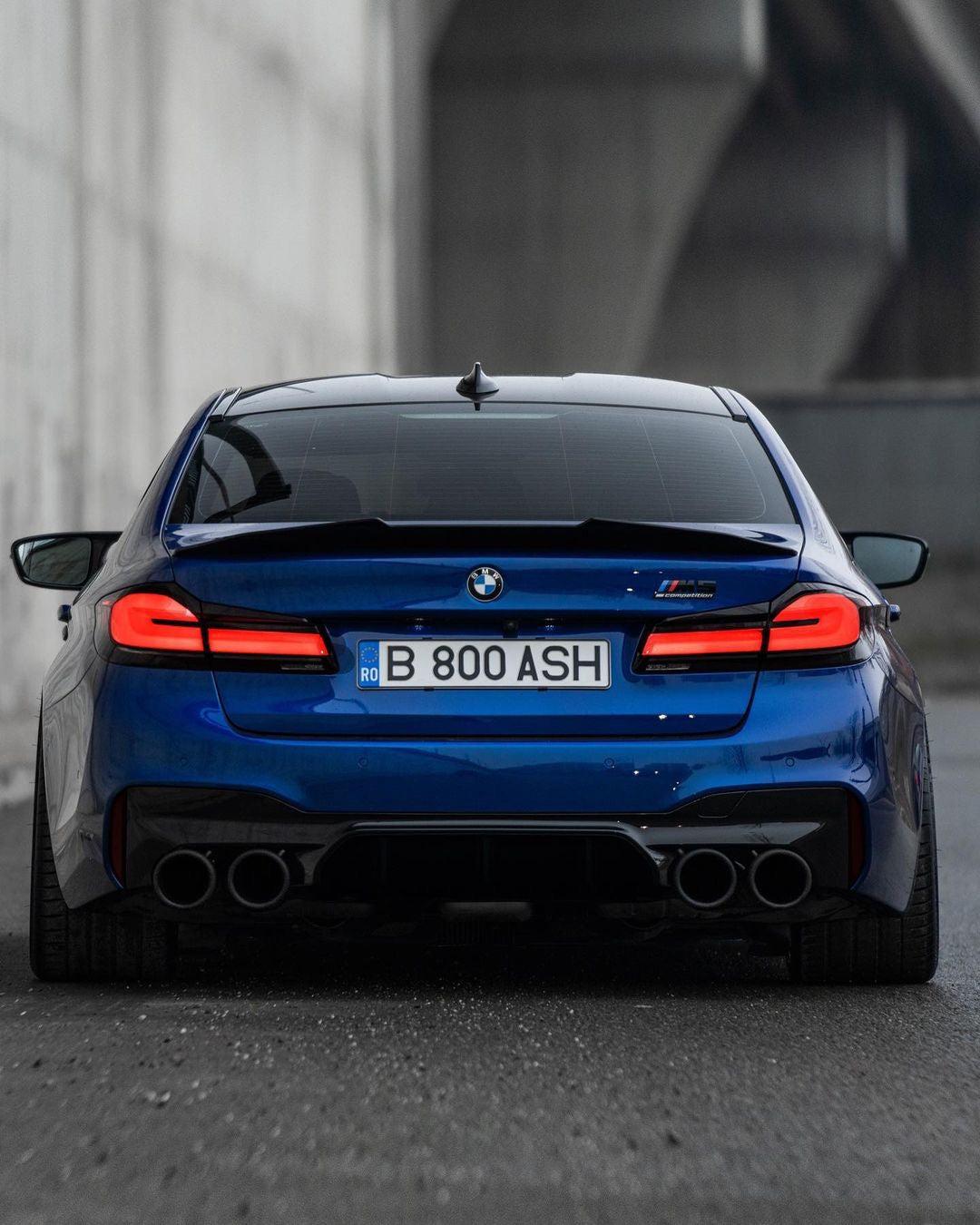 PSM STYLE HIGH KICK CARBON FIBER TRUNK SPOILER FOR BMW F90 M5 / G30 5 SERIES