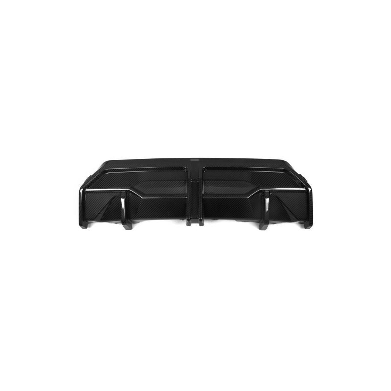 SQ STYLE CARBON FIBRE REAR DIFFUSER TRIM WITH BRAKE LIGHT FOR BMW G42 2 SERIES