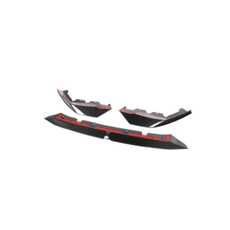 SQ-A STYLE DRY CARBON FIBRE FRONT LIP WITH LOGO FOR BMW G90 M5